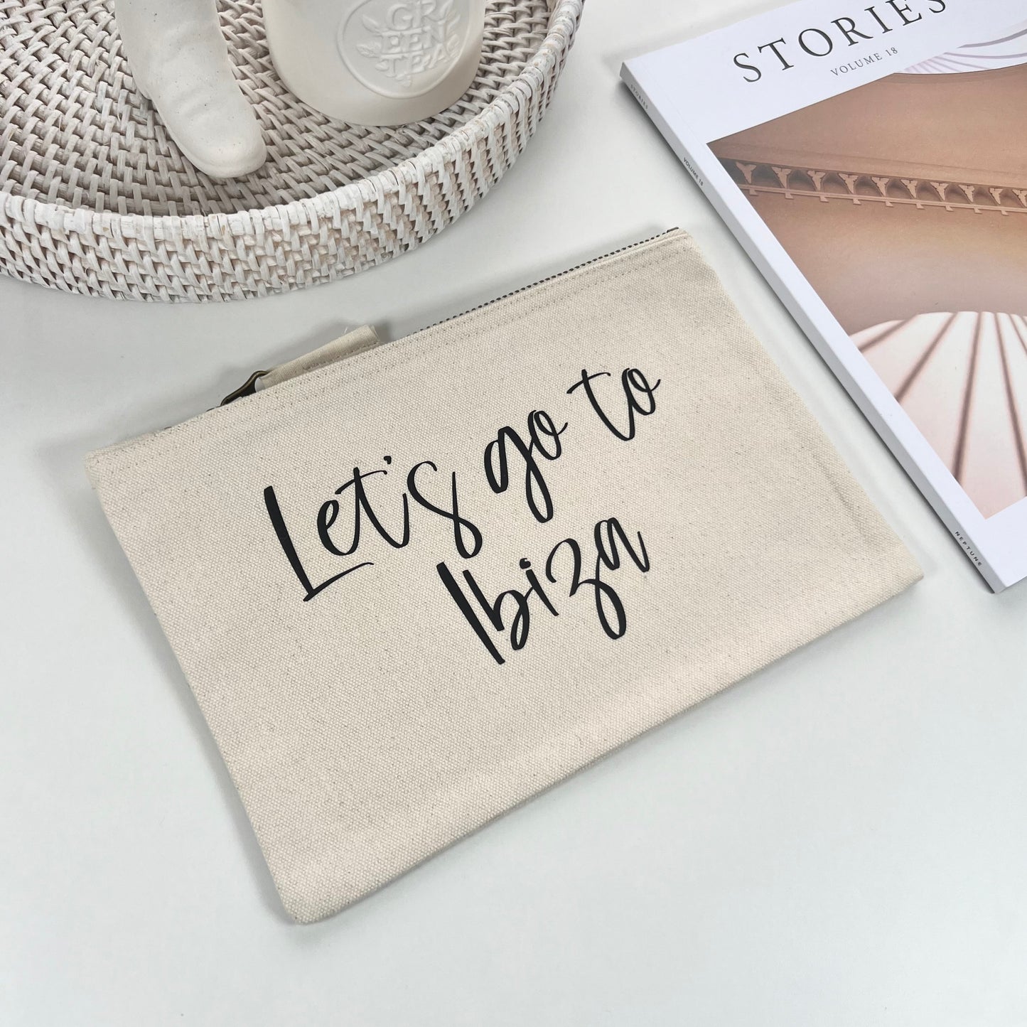 Let's Go To Ibiza Travel Pouch