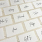 Brittany Place Cards