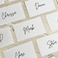 Brittany Place Cards