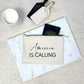 America Is Calling Travel Pouch