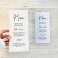 Brittany Menu Cards