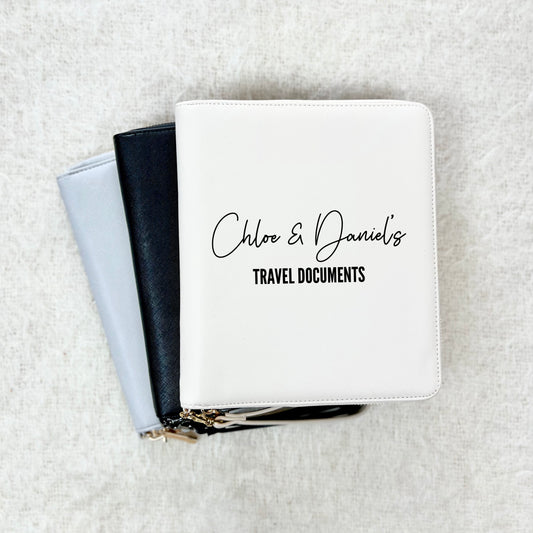 Personalised Travel Documents Wallet