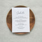 5x7 Isabelle Menu Place Cards