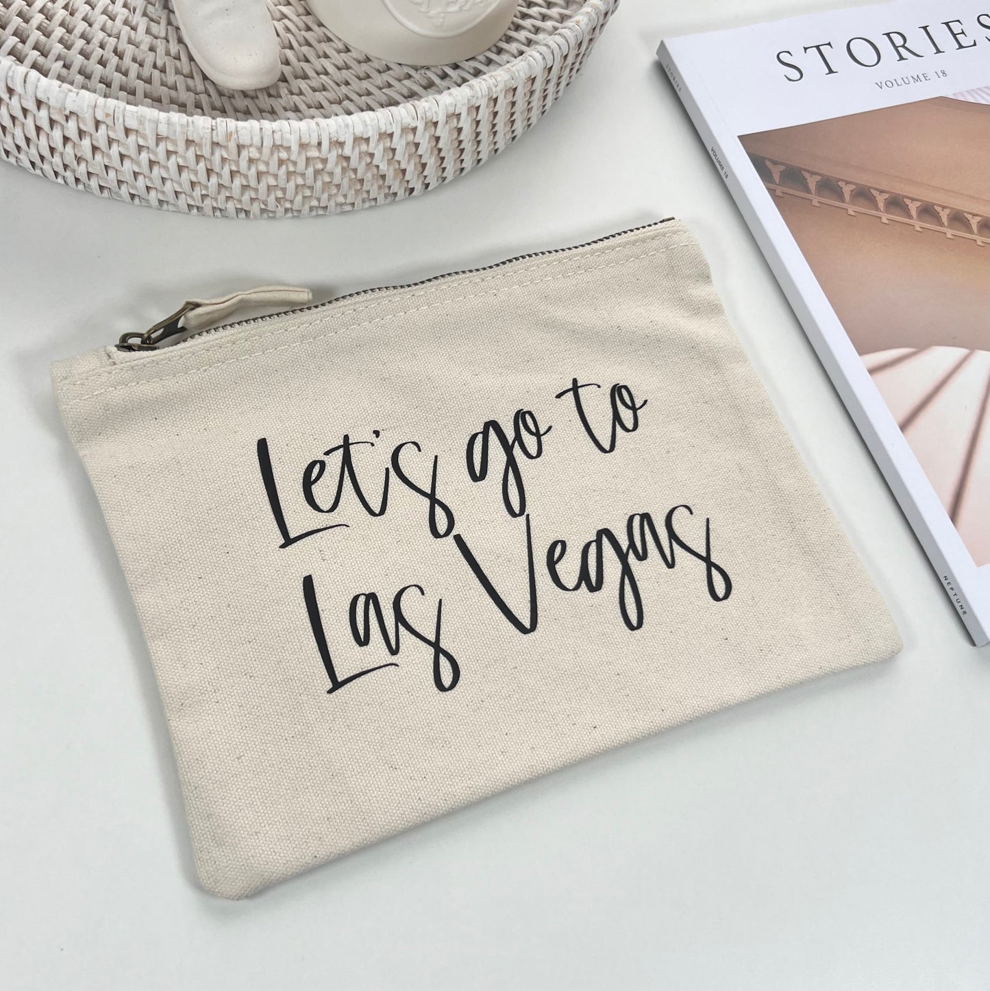 Let's Go To Las Vegas Travel Pouch