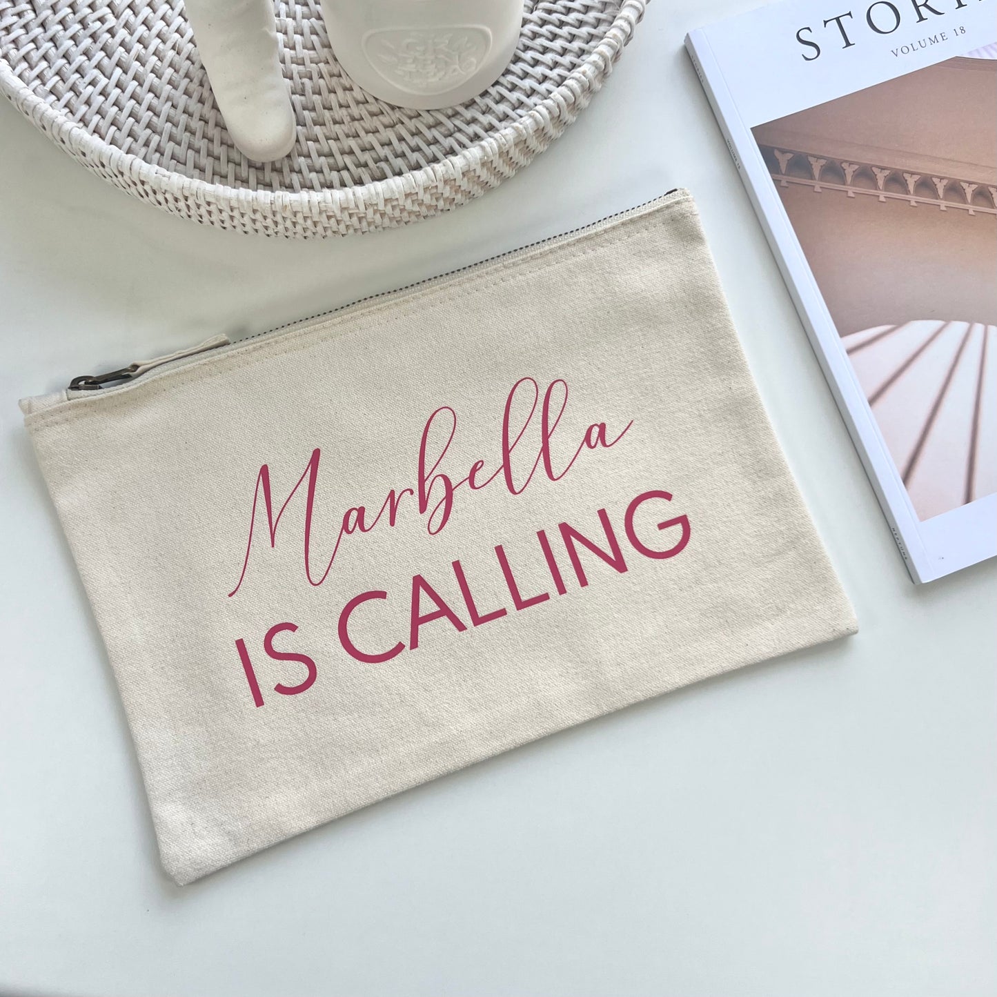 Marbella Is Calling Travel Pouch