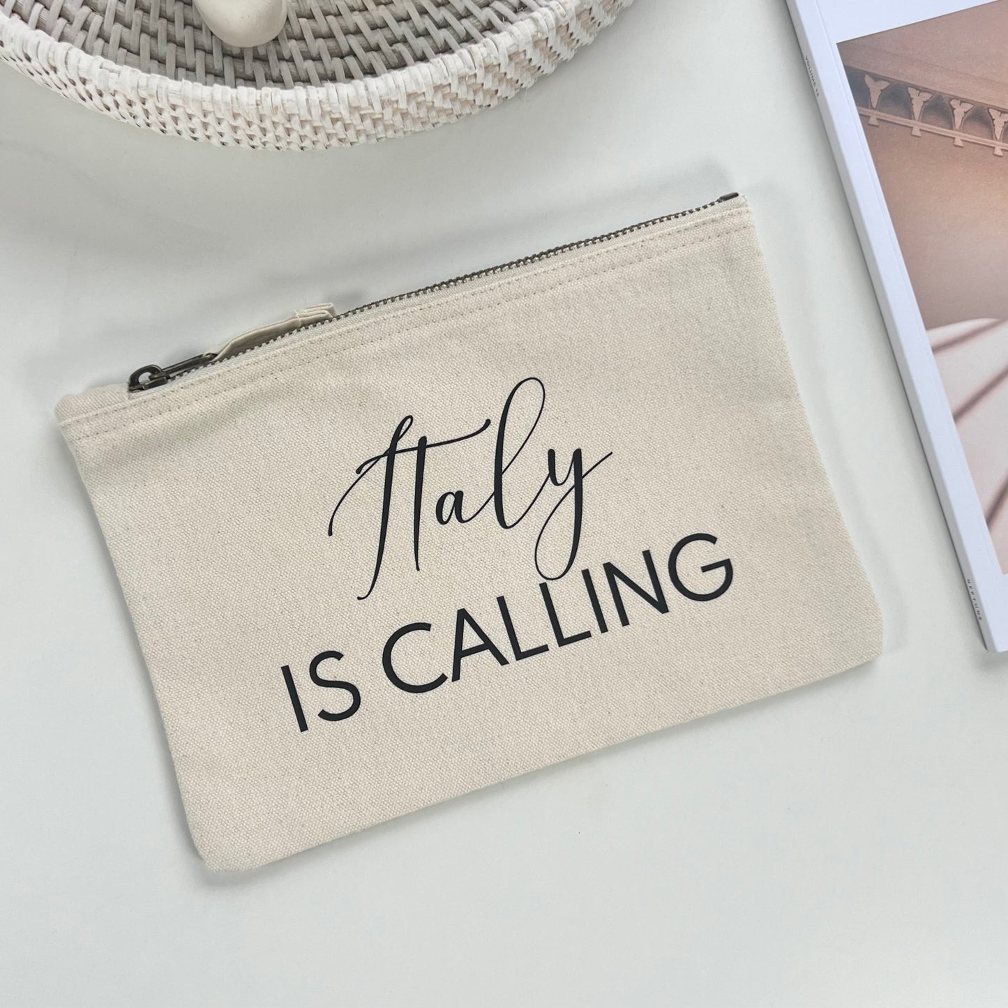 Italy Is Calling Travel Pouch