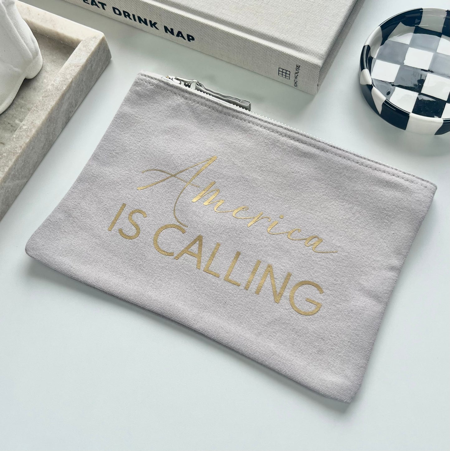 America Is Calling Travel Pouch