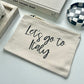 Let's Go To Italy Travel Pouch