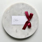 Chloe Place Card With Burgundy Bow