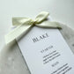 Blake Menu Place Card With Yellow Cream Bow