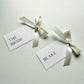 Blake Place Card With Ivory Bow
