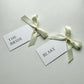 Blake Place Card With Yellow Cream Bow