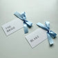 Blake Place Card With Light Blue Bow