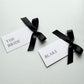 Blake Place Card With Black Bow
