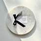 Ivy Place Card With Black Bow