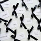 Ivy Place Card With Black Bow