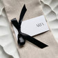Ivy Place Card With Black Bow