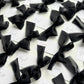 Poppy Place Card With Black Bow