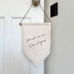 Meet Me In Las Vegas Linen Style Hanging Pennant