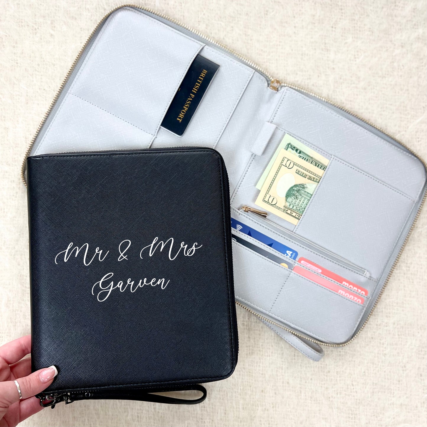 Mr & Mrs Travel Wallet